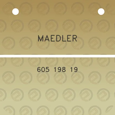 maedler-605-198-19