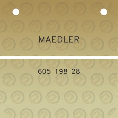 maedler-605-198-28