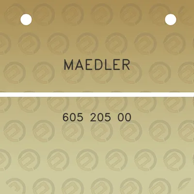 maedler-605-205-00