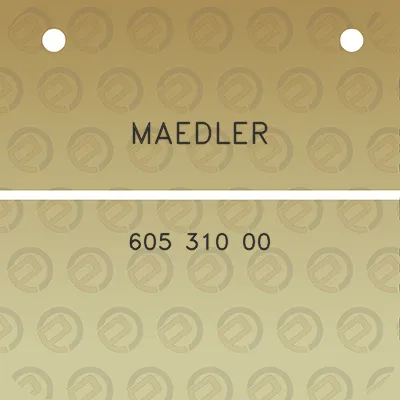 maedler-605-310-00