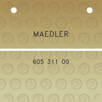 maedler-605-311-00