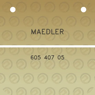 maedler-605-407-05