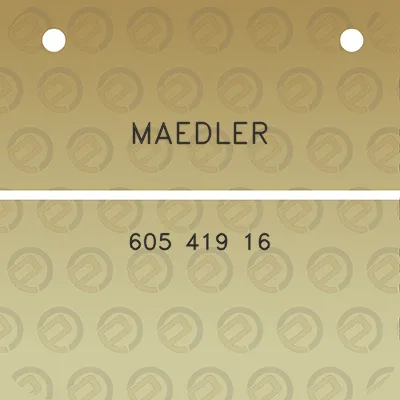 maedler-605-419-16