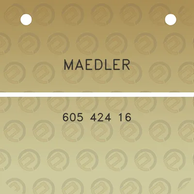 maedler-605-424-16