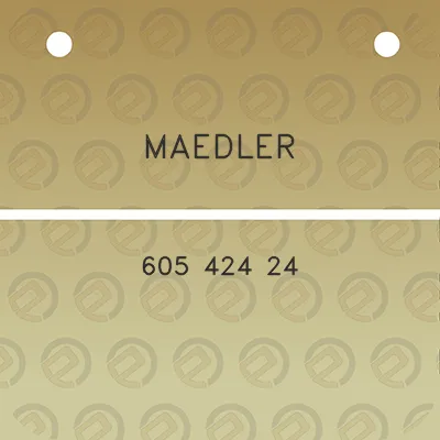 maedler-605-424-24