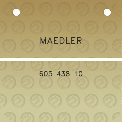 maedler-605-438-10