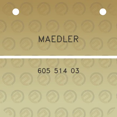 maedler-605-514-03