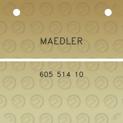 maedler-605-514-10