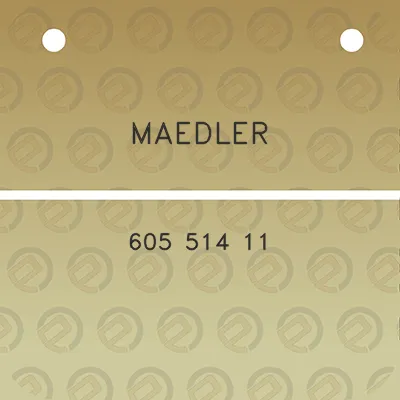 maedler-605-514-11