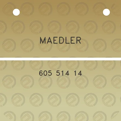 maedler-605-514-14