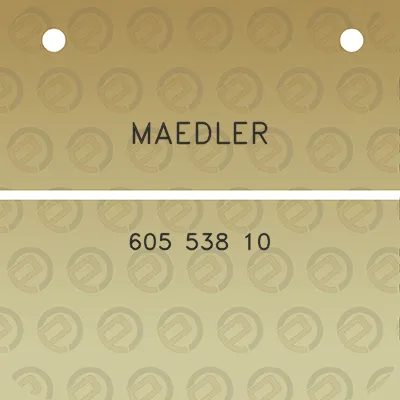 maedler-605-538-10