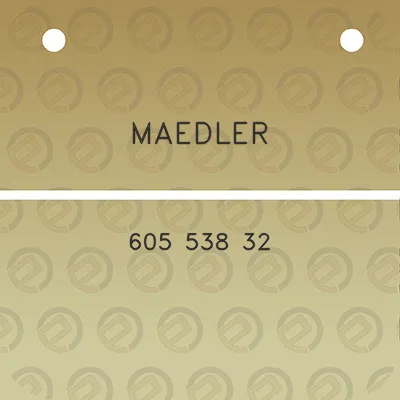 maedler-605-538-32