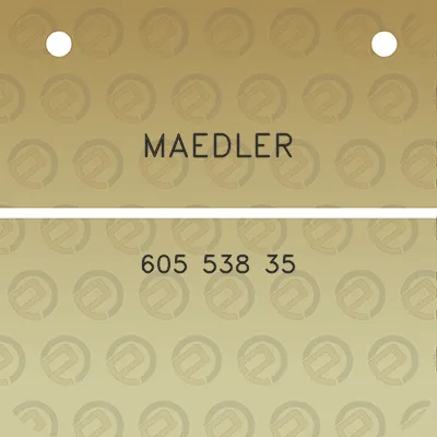 maedler-605-538-35