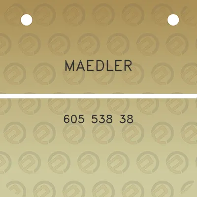 maedler-605-538-38