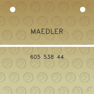 maedler-605-538-44