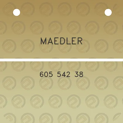 maedler-605-542-38