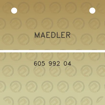 maedler-605-992-04