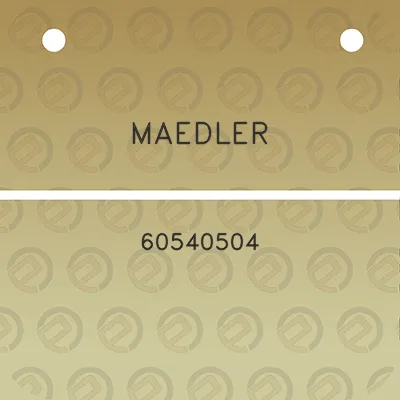 maedler-60540504