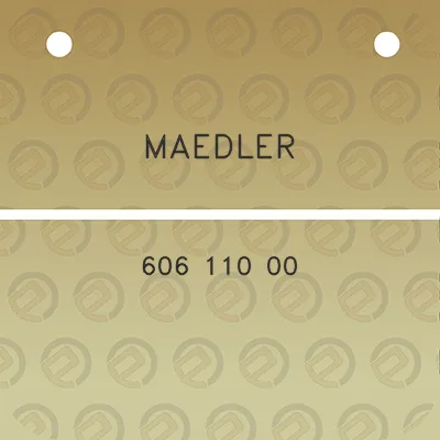 maedler-606-110-00