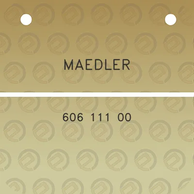 maedler-606-111-00