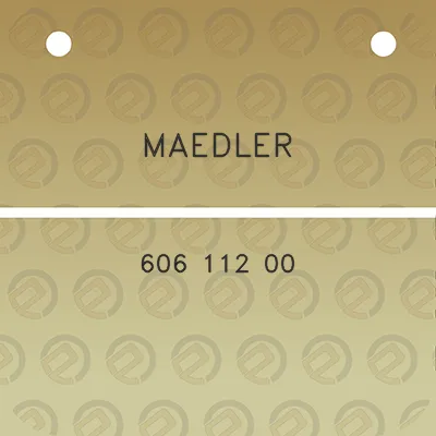 maedler-606-112-00