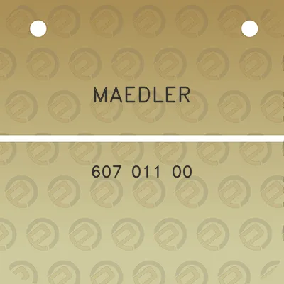 maedler-607-011-00