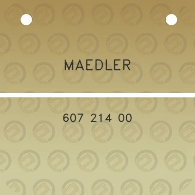 maedler-607-214-00