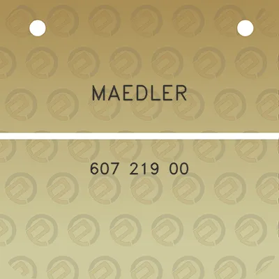 maedler-607-219-00