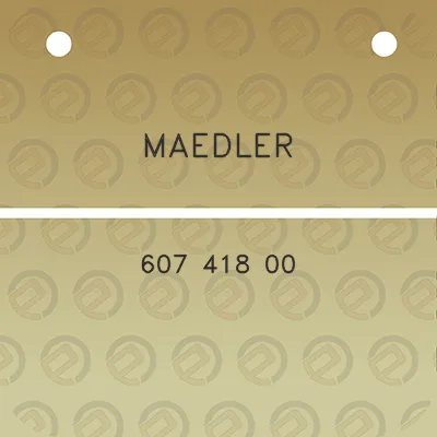 maedler-607-418-00