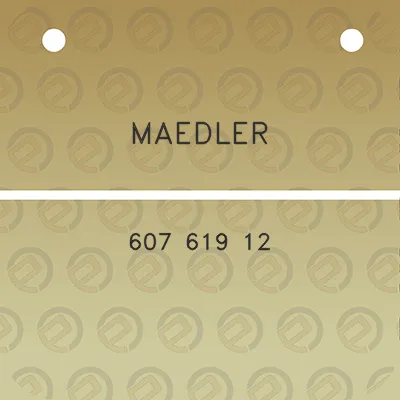 maedler-607-619-12