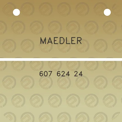 maedler-607-624-24