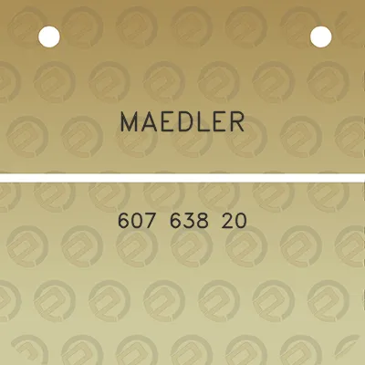 maedler-607-638-20