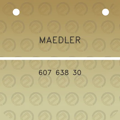 maedler-607-638-30