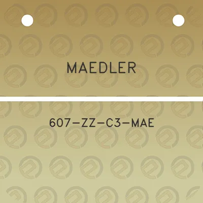 maedler-607-zz-c3-mae