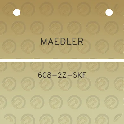 maedler-608-2z-skf