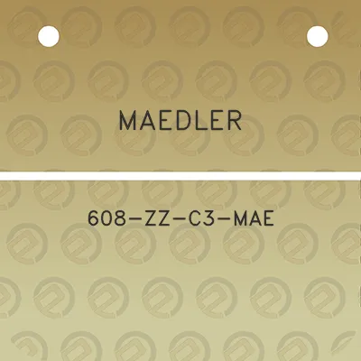 maedler-608-zz-c3-mae