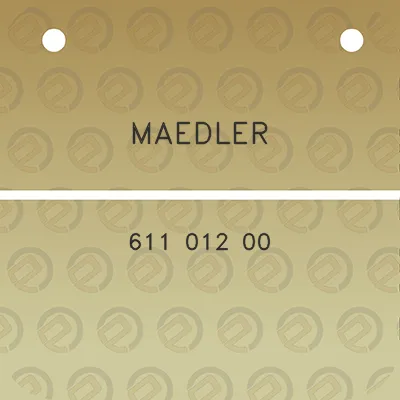 maedler-611-012-00