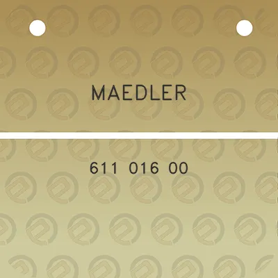 maedler-611-016-00