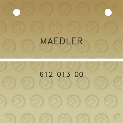 maedler-612-013-00