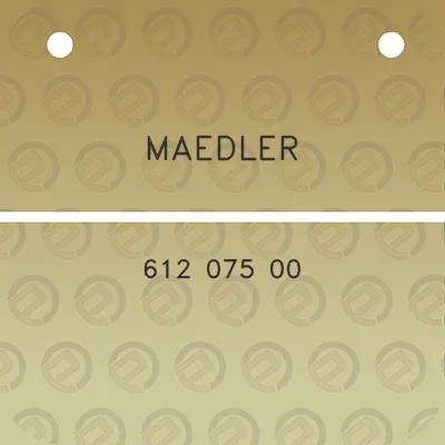 maedler-612-075-00