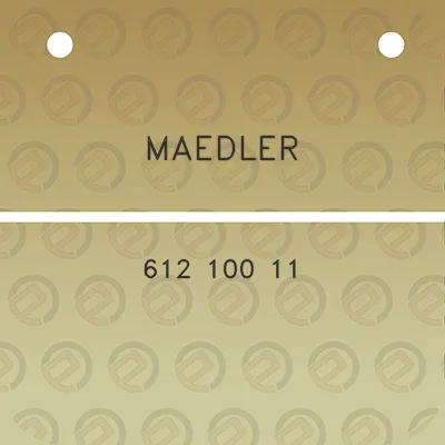 maedler-612-100-11