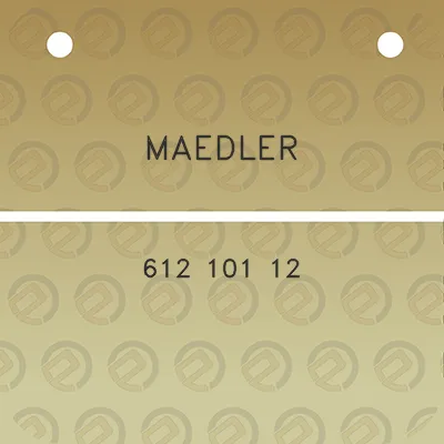 maedler-612-101-12