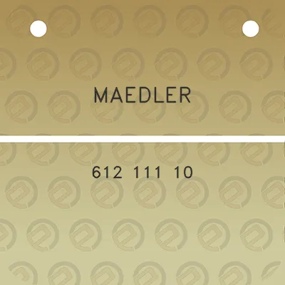 maedler-612-111-10