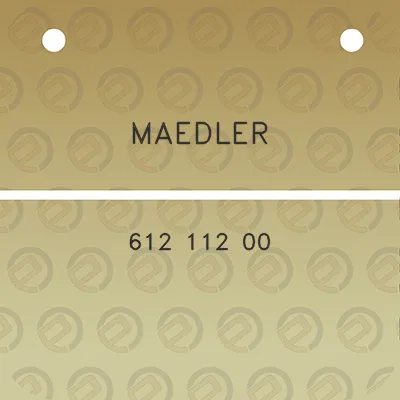 maedler-612-112-00