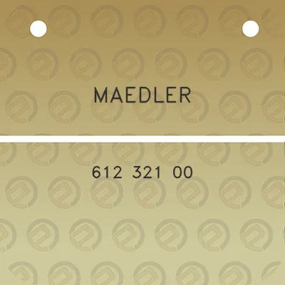 maedler-612-321-00