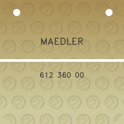 maedler-612-360-00