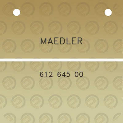 maedler-612-645-00
