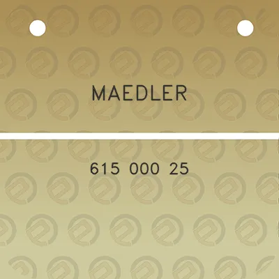 maedler-615-000-25