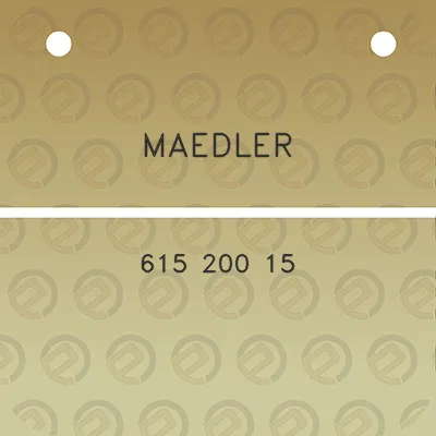 maedler-615-200-15