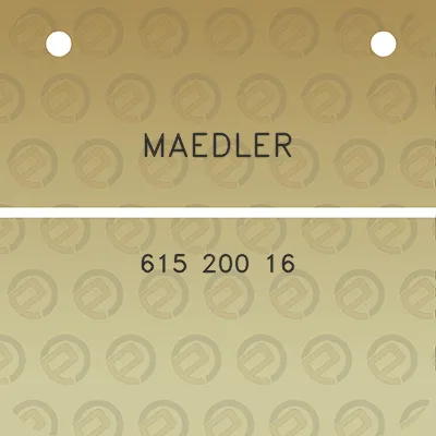 maedler-615-200-16